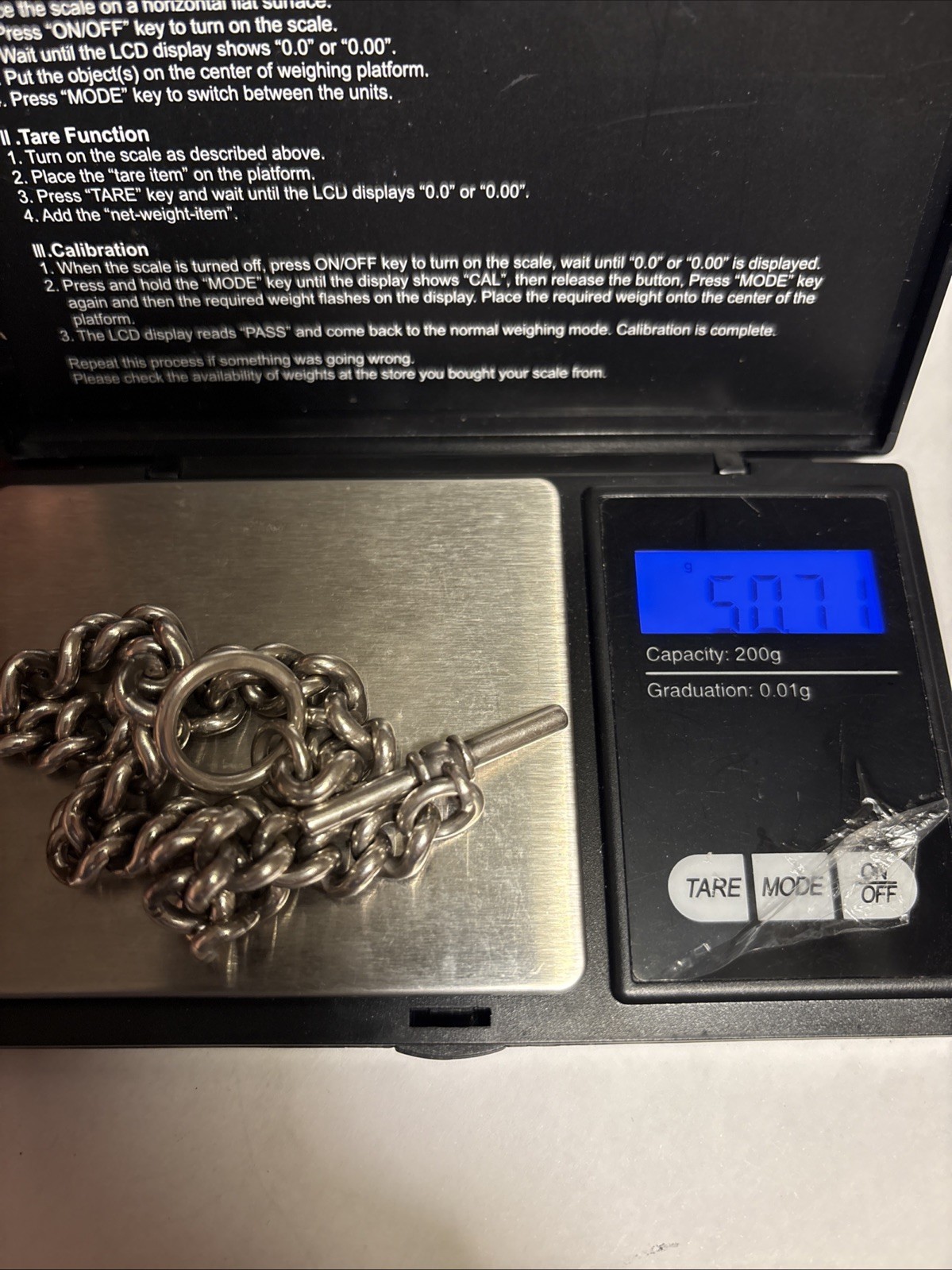 Heavy Large Solid Sterling Silver Curb Link Brace… - image 7