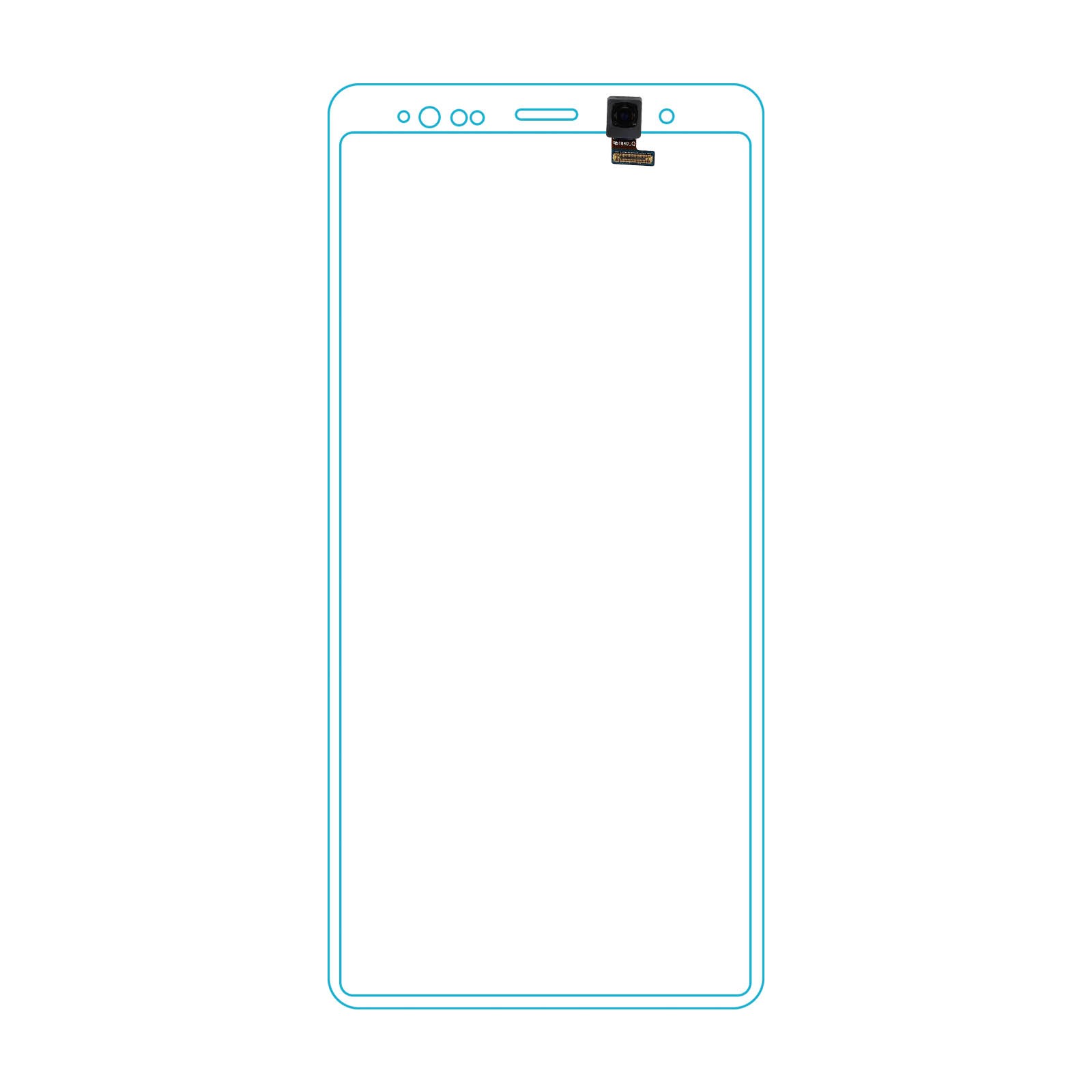 Caméra frontale Galaxy Note 9 grand angle avec nappe flex haute précision - 4