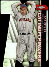 2021 Topps Chrome Update #PDC-64 Bob Feller Topps Platinum Players Die Cuts E1