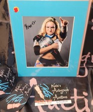 Kris Statlander WWE AEW hand signed Autographed 8x10 Photo 11x14 Matted 
