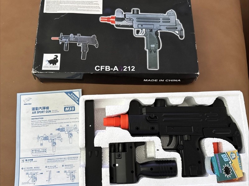Hou Shiueh CFB-A 212 Airsoft UZI NIB 