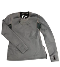 Kutting Weight Sauna Shirt XL Black Neoprene Sweat Top Long Sleeve Workout Gym