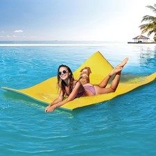 CTSC FLOATING MAT LILY PAD WATER MAT 7 X 3 FT FLOATING MAT - BLUE, GREEN, YELLOW