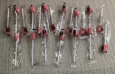 20 Medline Dentips Disposable Swabs - Orange Tip, NEW Individually Sealed