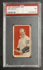 1909-11 T206 - Joe Kelley - HOF - Piedmont 350 - PSA 1 PR