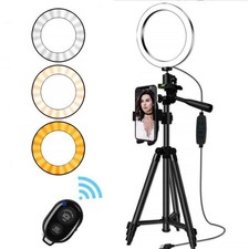 26cm LED Ring Fill Light Studio Photo Video USB Dimmable Lamp Selfie 01