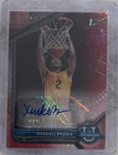 2021-22 Bowman University - Chrome Prospect Autographs Kendall Brown Red /5 Auto