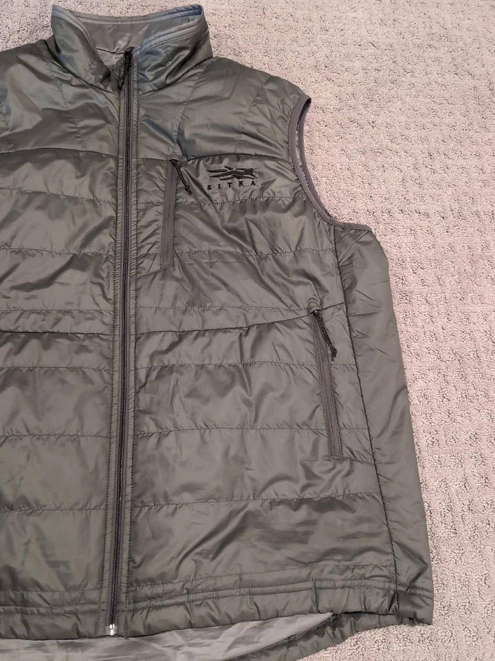 Sitka Kelvin AeroLite Vest 2XL Shadow Gray Insulated Excellent Free Ship - Image 3 of 4