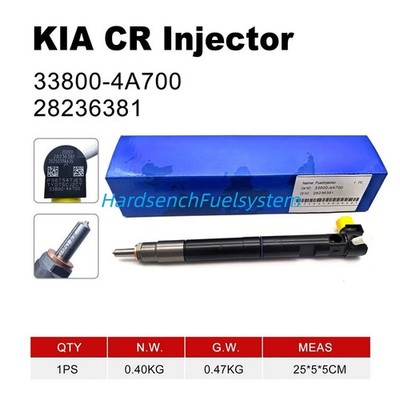 33800-4A700 28236381 CRDI VGT Fuel Diesel Injector for Hyundai Grand H1 KIA 2.5