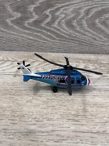 MATCHBOX 2001 RESCUE HELICOPTER 23 METRO 24/7 4.5'' DIE-CAST TOY - Picture 2 of 7