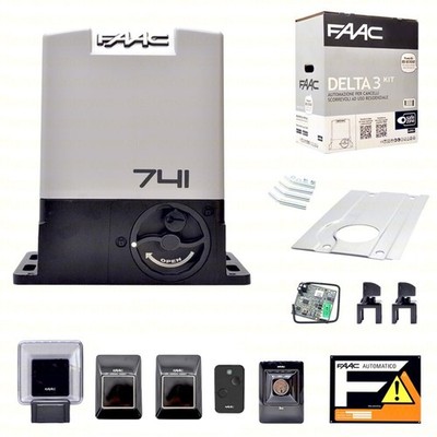 FAAC 109781 900kg 741 230v Satz Tor Zum Schieben Automatik Torantrieb Dfm