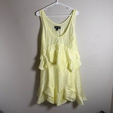Scoop x The Devil Wears Prada Tiered Ruffle Mini Dress Womens Large L 12-14