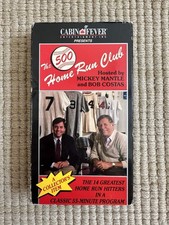 The 500 Home Run Club VHS Tape Used Mickey Mantle Bob Costas