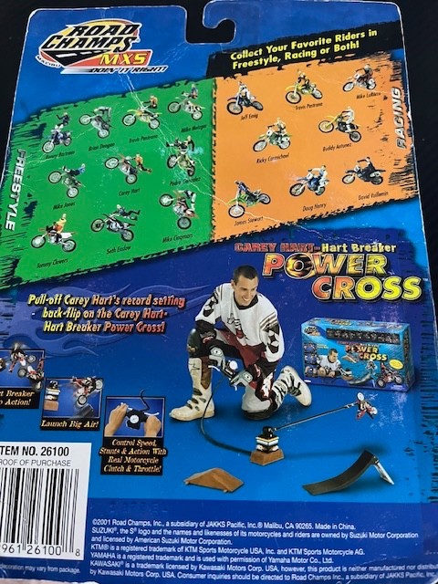 Road Champs MXS Ricky Carmichael Jakks Cr Rare Dirt Bike Toy | eBay