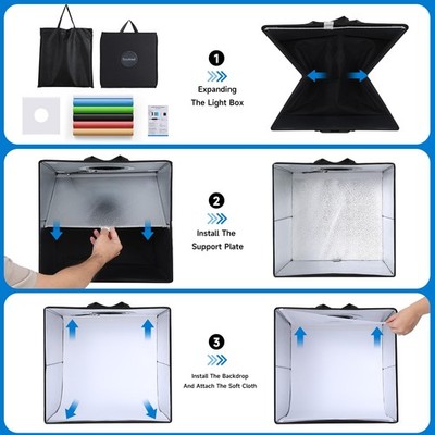 Portable Photo Studio Light Box,16