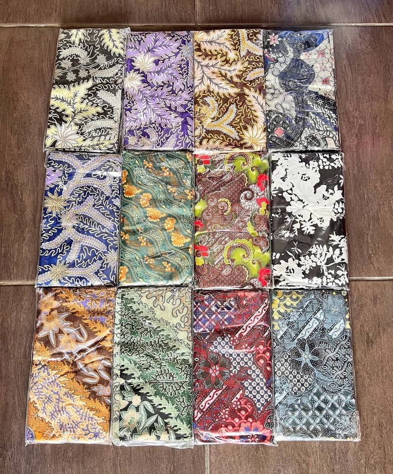 Women & Men Batik Sarong, Soft Cotton Batik Fabric, Free Size, Non-Fading Colors - Image 4 of 4