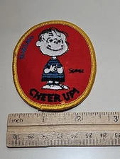 Vintage Peanuts Patch Linus "Cheer Up" Schulz
