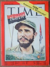 Castro on  Time magazine -January 26 1959-Pacific Edition