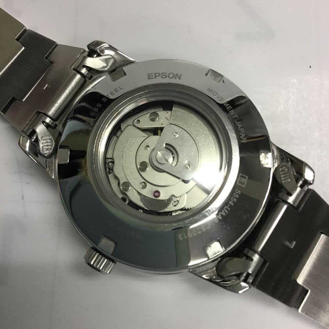 ORIENT Back Skeleton Automatic Watch Timepiece Bl… - image 7