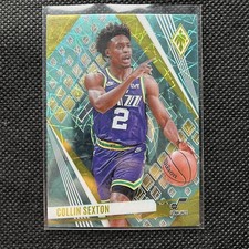 Collin Sexton Teal Lazer 2023-24 Panini Phoenix Utah Jazz Laser Prizm Basketball