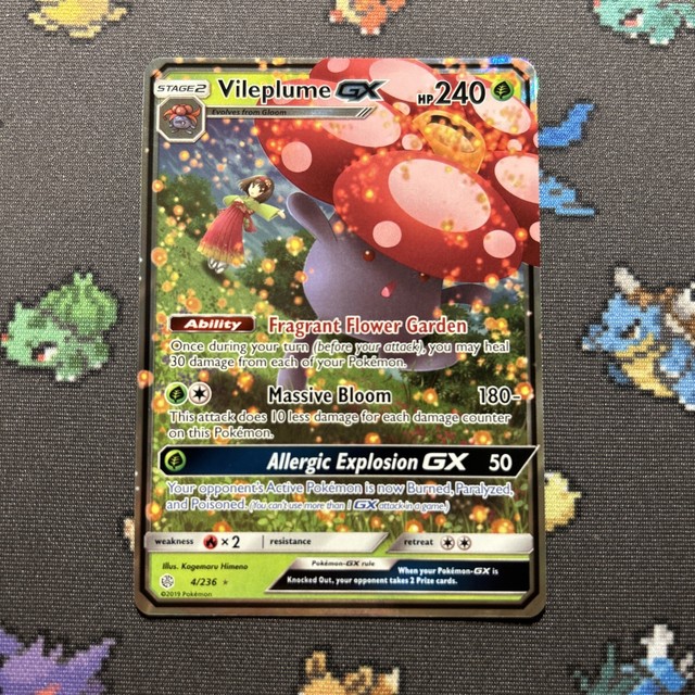 Vileplume GX #4 (Cosmic Eclipse (2019))