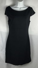 Express Womens Black 8 Bandage Style Sheath Body Cap Sleeve Scoop Neck Dress