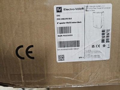 Electro-Voice EVU-1082/95-BLK 8'' 2-Way Loud Speaker (Black) (Open Box)