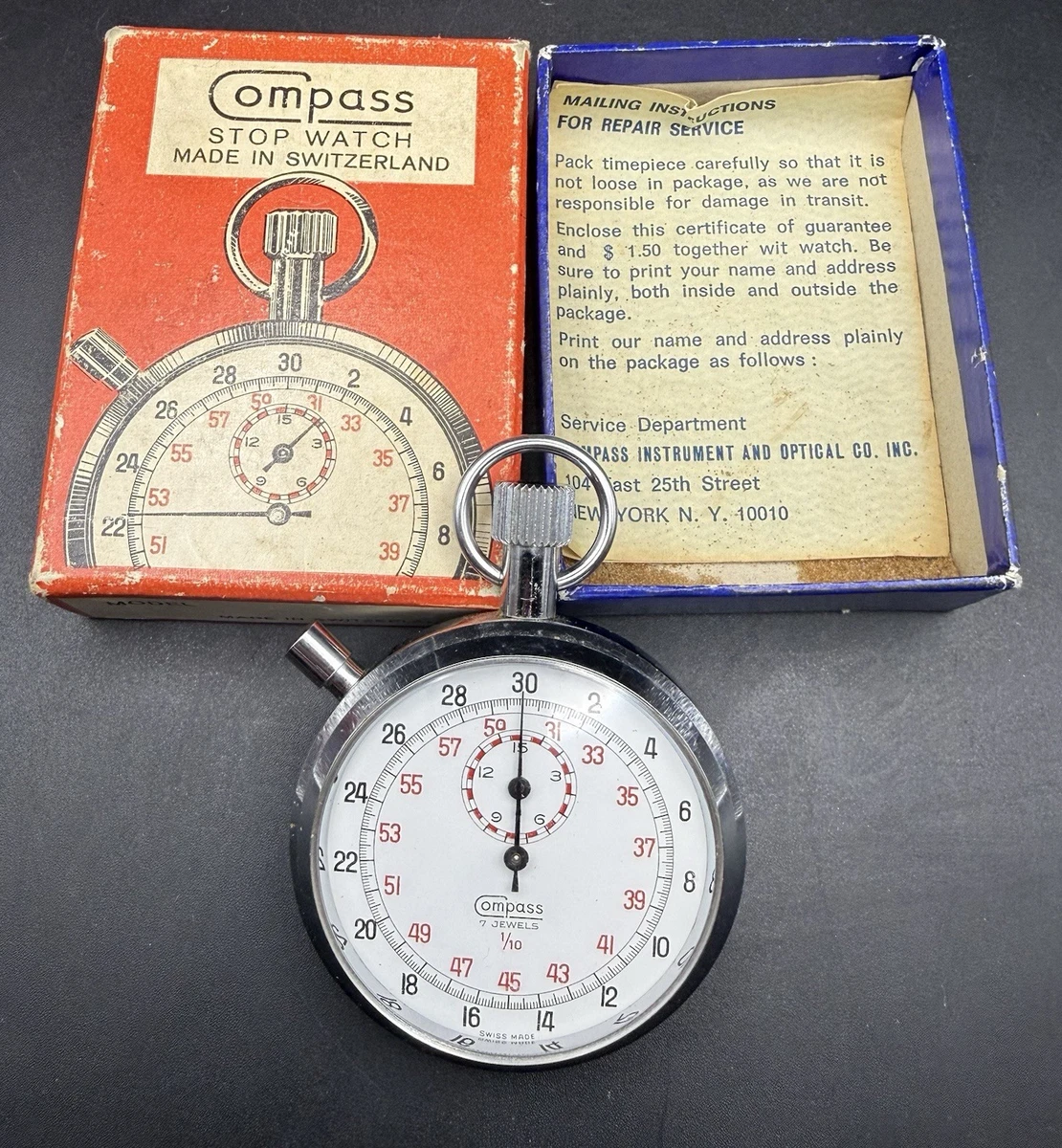 swiss made stop watch products for sale | eBay
