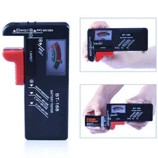 Battery Tester Checker Universal For AA AAA C D 9V 1.5V Button Cell Batteries