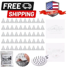50 Pack Rain Shower Head Nozzles Replacement Universal Shower Heads Nozzle In...
