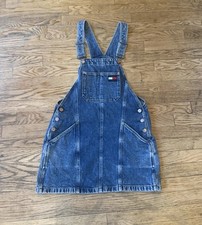 Tommy Hilfiger Jean Denim Women  s Dress Overalls Dungaree Dress Fits US MED 6/8