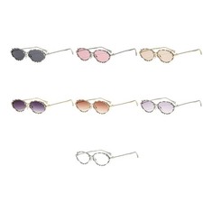 Elegant Sunglasses Stylish Crystal Studded Metal Frame for Teens Birthday Party