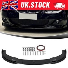 For BMW 5 Series E60 E61 M Sport 2004-10 Gloss Black Front Spoiler Lip Splitter