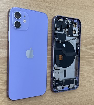 iPhone 12 Purple Back Housing Replacement Original OEM Apple Grade B
