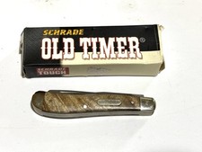 Schrade Old Timer Trapper Desert Ironwood Handle 940TW