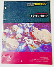 Atari 400 800 Asteroids Instruction Manual Original Vintage 1981 - VG Shape