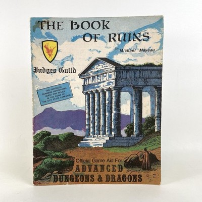 Judges Guild The Book Of Ruins, Dungeons & Dragons, AD&D Fantasy RPG Wilderlands
