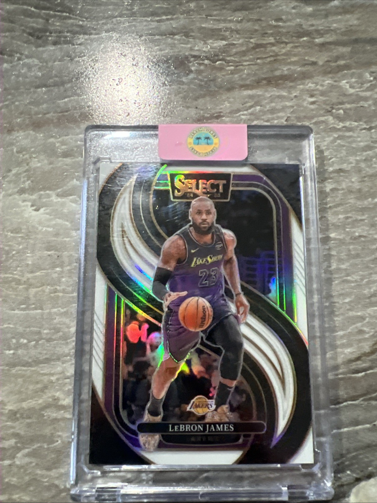 2024-25 Panini Select - Premier Level LeBron James #111 White Prizm /149