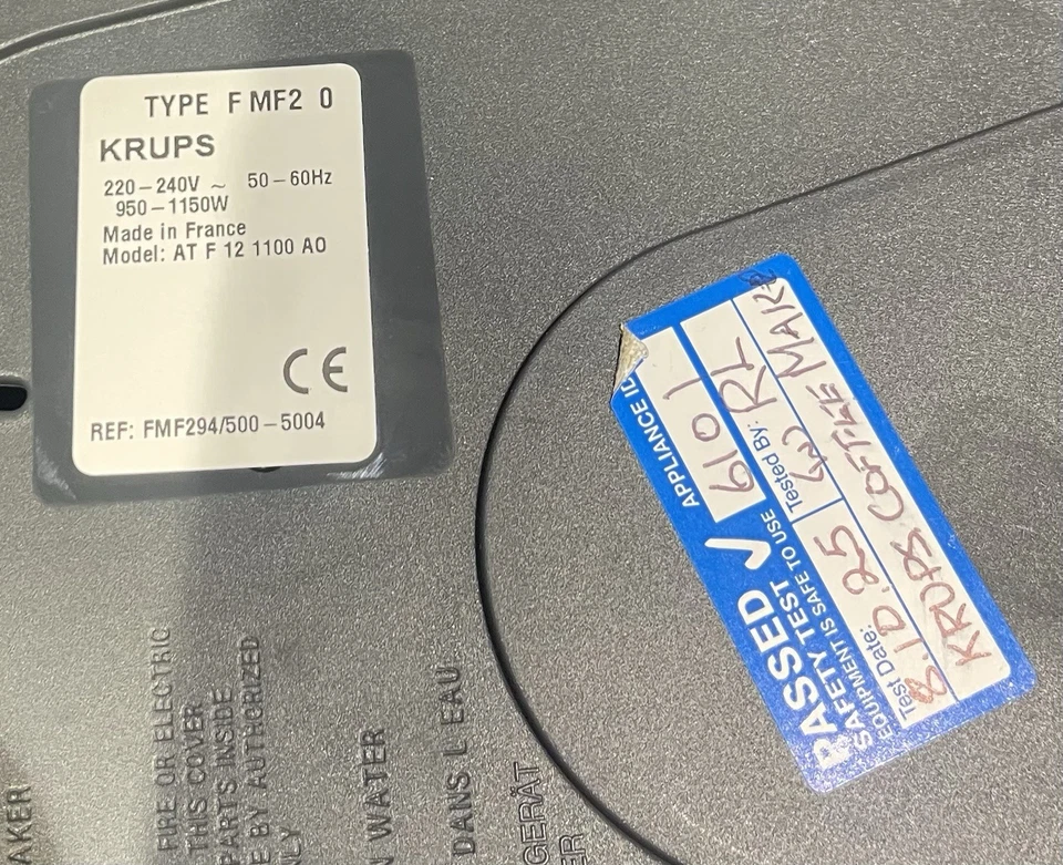 KRUPS Black Steel Drip Coffee Maker Made In France 🇫🇷 FMF20 - image 2 of 4