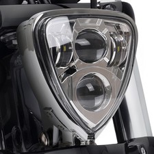 Universal Motorcycle Led Headlight Triangle Headlamp For Harley Honda Yamaha