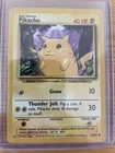 Pokémon TCG Pikachu Base Set Yellow Cheeks 58/102 Rare NM Mint Vintage
