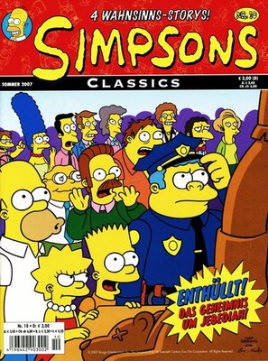 Simpsons - Classics Nr. 10 - Panini (2005-2012) Zustand 1/1-