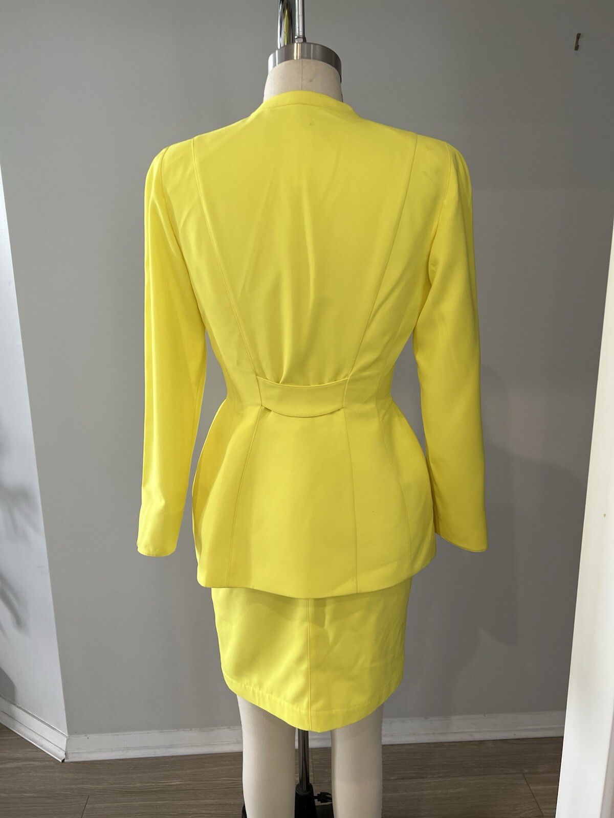 Thierry Mugler RARE Suit. Neon Yellow image 2