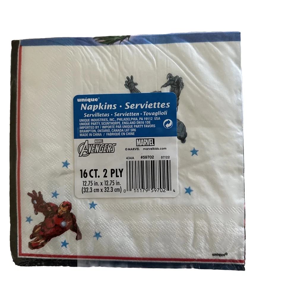 Paquete de cumpleaños Marvel Avengers Foto 3 de 4
