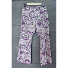 Life Is Good Sleep Pants Lounge Pajama Paisley Flare Comfy Size Small