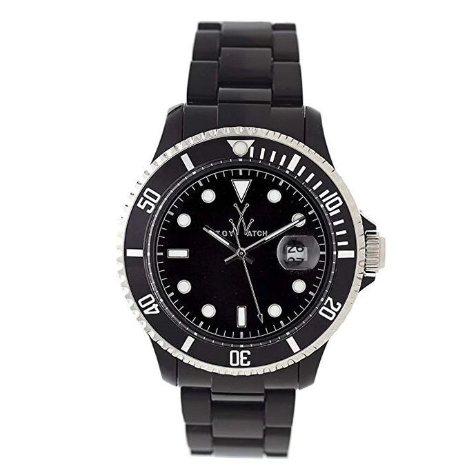 ToyWatch Unisex PCL01BK Quartz Black Dial Plastic Watch