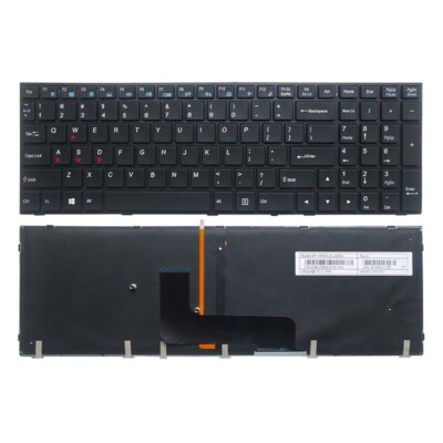 Laptop Keyboard for Hasee Z6 Z7 Z8 P655 T57 T5 T5S T5x Black US Backlight