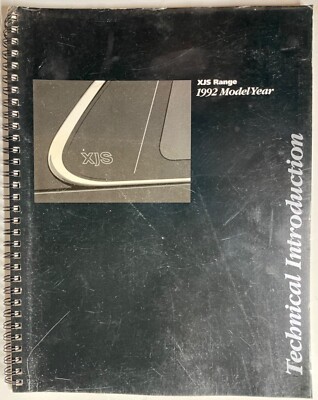 Jaguar 1992 XJS Range Technical Introduction S-71