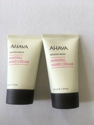 Lot of 2 AHAVA Mineral Hand Cream Deadsea Water 1.3 oz Each New