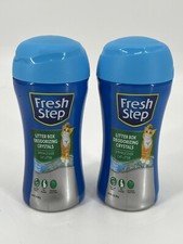 2 Fresh Step for Pets Cat Litter Deodorizing Crystals In Fresh Scent, 15 Oz